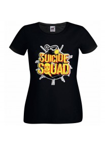 Дамска тениска на Suicide Squad - BOMB